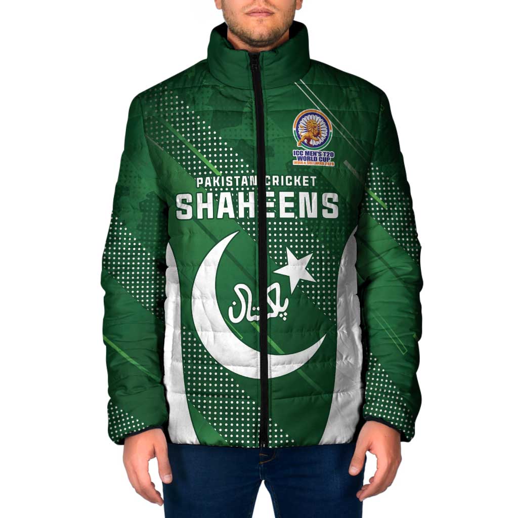 Custom Pakistan Cricket Spirit 2026 Padded Jacket World T20 Edition - Wonder Print Shop
