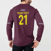 Custom West Indies 1999 Retro Button Sweatshirt Classic Champion Vintage - Wonder Print Shop