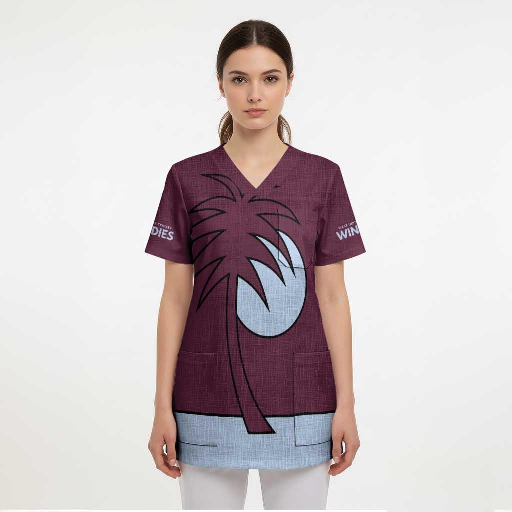 Custom West Indies 1999 Retro Scrub Top Classic Champion Vintage - Wonder Print Shop