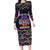 Come At Me Breaux Crawfish Beads Long Sleeve Bodycon Dress Mardi Gras Carnival - Wonder Print Shop