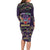 Come At Me Breaux Crawfish Beads Long Sleeve Bodycon Dress Mardi Gras Carnival - Wonder Print Shop