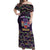 Come At Me Breaux Crawfish Beads Off Shoulder Maxi Dress Mardi Gras Carnival - Wonder Print Shop