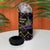 Mardi Gras Carnival 4 in 1 Can Cooler Tumbler Geometric Pattern Vintage