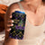 Mardi Gras Carnival 4 in 1 Can Cooler Tumbler Geometric Pattern Vintage