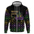 Mardi Gras Carnival Hoodie Geometric Pattern Vintage - Wonder Print Shop