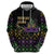 Mardi Gras Carnival Hoodie Geometric Pattern Vintage - Wonder Print Shop