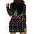 Mardi Gras Carnival Hoodie Dress Geometric Pattern Vintage - Wonder Print Shop