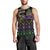 Mardi Gras Carnival Men Tank Top Geometric Pattern Vintage