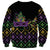 Mardi Gras Carnival Sweatshirt Geometric Pattern Vintage - Wonder Print Shop