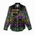 Mardi Gras Carnival Women Casual Shirt Geometric Pattern Vintage - Wonder Print Shop