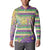 Mardi Gras Fleur De Lis Button Sweatshirt With Beads Glitter Pattern