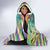 Mardi Gras Fleur De Lis Hooded Blanket With Beads Glitter Pattern - Wonder Print Shop