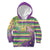 Mardi Gras Fleur De Lis Kid Hoodie With Beads Glitter Pattern - Wonder Print Shop