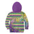 Mardi Gras Fleur De Lis Kid Hoodie With Beads Glitter Pattern - Wonder Print Shop