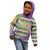 Mardi Gras Fleur De Lis Kid Hoodie With Beads Glitter Pattern - Wonder Print Shop