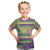 Mardi Gras Fleur De Lis Kid T Shirt With Beads Glitter Pattern - Wonder Print Shop