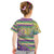 Mardi Gras Fleur De Lis Kid T Shirt With Beads Glitter Pattern - Wonder Print Shop