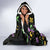 Mardi Gras Fleur De Lis Hooded Blanket With Round Carnival Beads - Wonder Print Shop