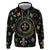 Mardi Gras Fleur De Lis Hoodie With Round Carnival Beads - Wonder Print Shop