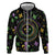 Mardi Gras Fleur De Lis Hoodie With Round Carnival Beads - Wonder Print Shop