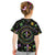 Mardi Gras Fleur De Lis Kid T Shirt With Round Carnival Beads - Wonder Print Shop