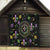 Mardi Gras Fleur De Lis Quilt With Round Carnival Beads - Wonder Print Shop