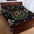 Mardi Gras Fleur De Lis Quilt Bed Set With Round Carnival Beads - Wonder Print Shop