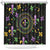 Mardi Gras Fleur De Lis Shower Curtain With Round Carnival Beads - Wonder Print Shop