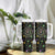 Mardi Gras Fleur De Lis Tumbler With Handle With Round Carnival Beads - Wonder Print Shop