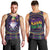 Mardi Gras Gnome Men Tank Top Beads Fleur de lis Symbol