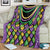 Mardi Gras Strings of Beads Blanket