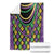 Mardi Gras Strings of Beads Blanket