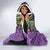 Mardi Gras Strings of Beads Hooded Blanket - Wonder Print Shop