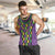 Mardi Gras Strings of Beads Men Tank Top