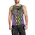 Mardi Gras Strings of Beads Men Tank Top