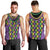 Mardi Gras Strings of Beads Men Tank Top