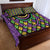 Mardi Gras Strings of Beads Quilt Bed Set - Wonder Print Shop