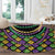 Mardi Gras Strings of Beads Round Carpet - Wonder Print Shop