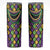 Mardi Gras Strings of Beads Skinny Tumbler - Wonder Print Shop