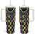 Mardi Gras Strings of Beads Tumbler With Handle - Wonder Print Shop