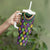 Mardi Gras Strings of Beads Tumbler With Handle - Wonder Print Shop