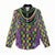 Mardi Gras Strings of Beads Women Casual Shirt - Wonder Print Shop