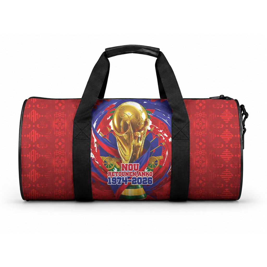 Haiti Grenadye Alaso Duffle Bag Red Nou Retounen Anko 1974-2026
