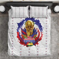 Haiti Grenadye Alaso Bedding Set White Nou Retounen Anko 1974-2026 - Wonder Print Shop