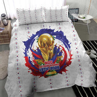 Haiti Grenadye Alaso Bedding Set White Nou Retounen Anko 1974-2026 - Wonder Print Shop