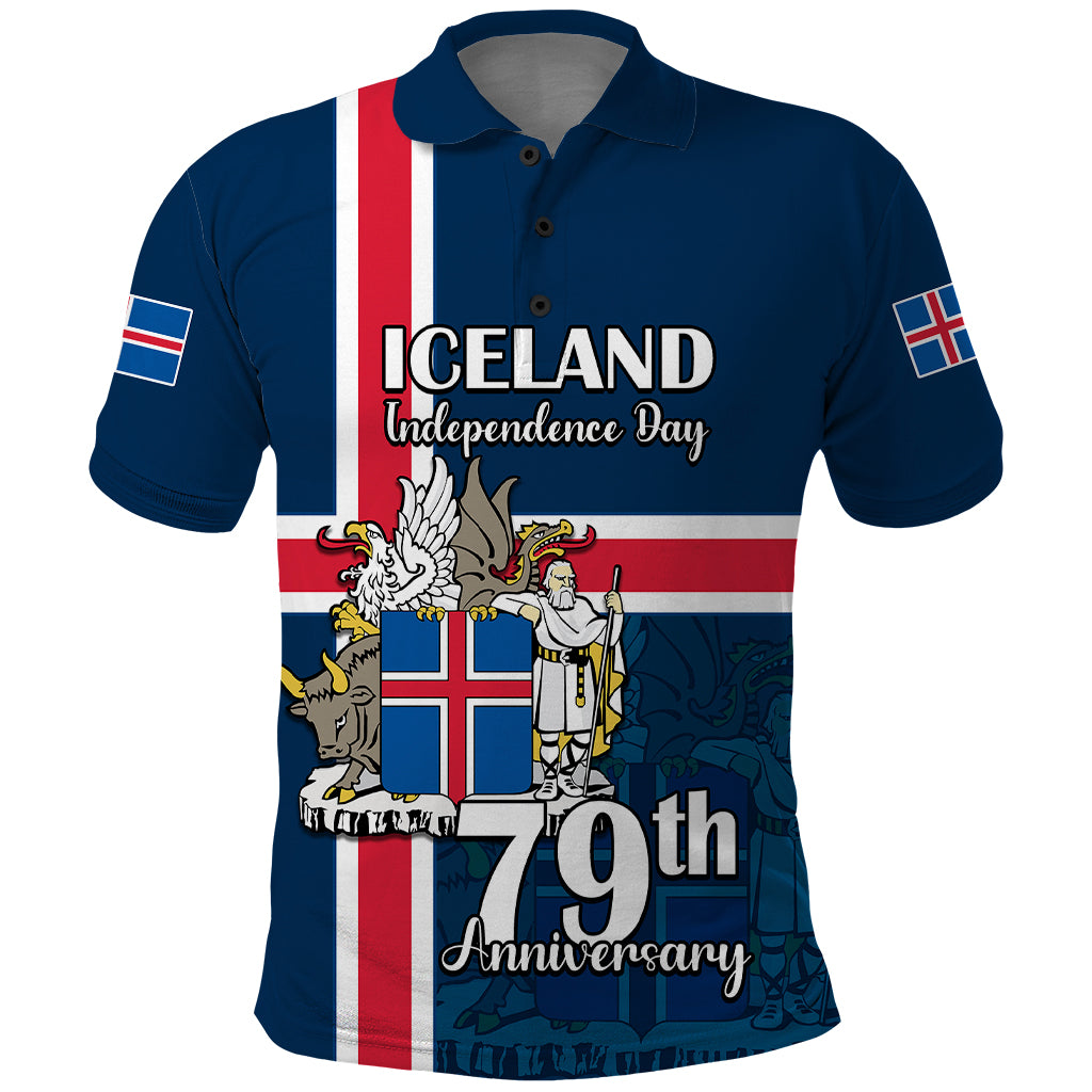 Iceland Polo Shirt Icelandic National Day - Wonder Print Shop