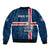 Custom Iceland Bomber Jacket Icelandic National Day LT9 - Wonder Print Shop