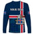 Custom Iceland Long Sleeve Shirt Icelandic National Day - Wonder Print Shop