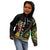 Custom Jundteenth Kid Hoodie Black Jundteenth Freedom Africa Pattern - Wonder Print Shop