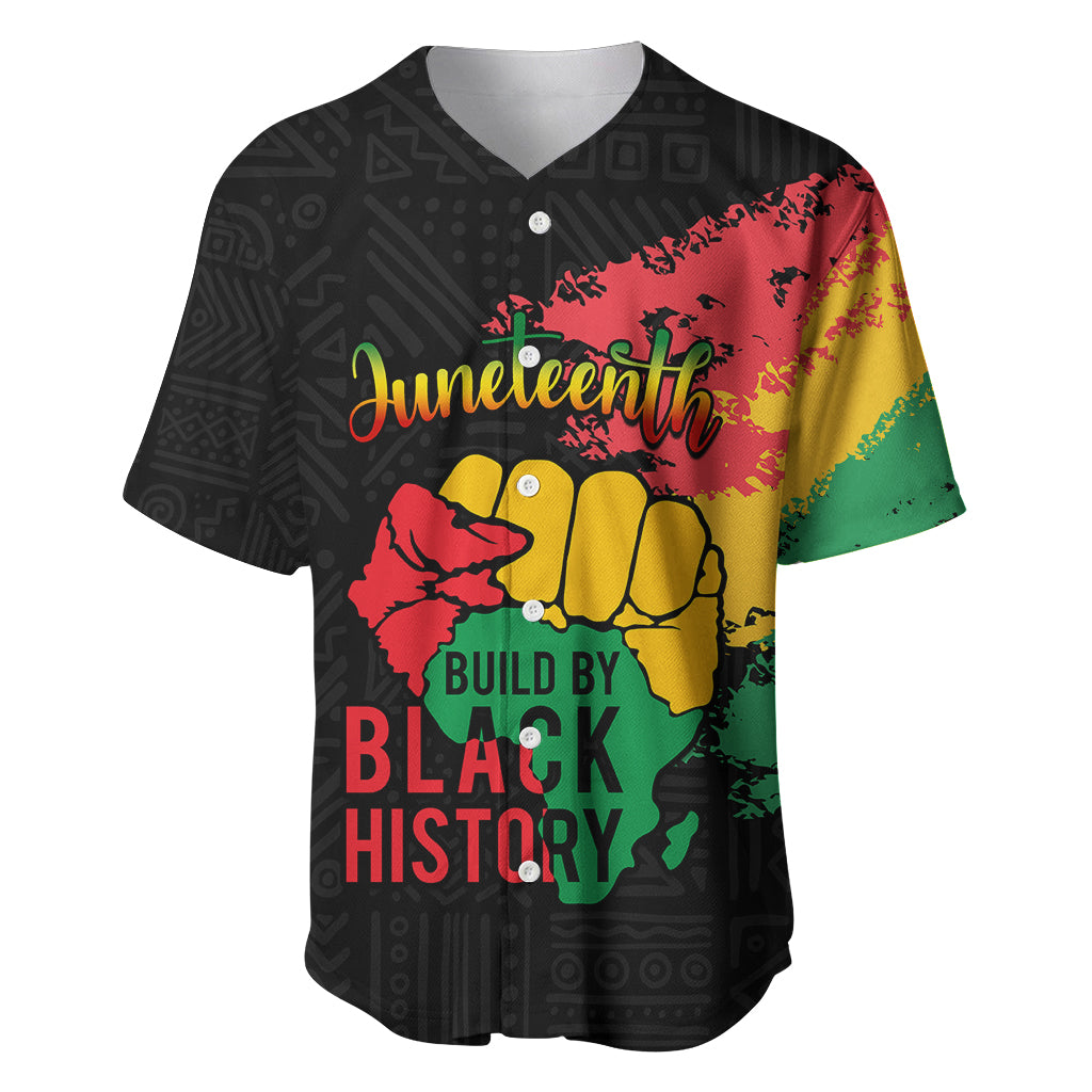 Juneteenth Baseball Jersey Black Independence Day Black History LT9 - Wonder Print Shop